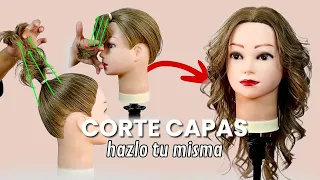 🔴CORTE EN CAPAS ► EN 2 PASOS  [ HAZLO TU MISMA ]