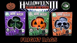 Fright Rags: Halloween III Mini Mask Silver Shamrock Box Set Review