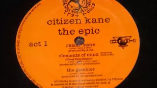 Citizen Kane - Elements Of Mind (Black Rain Remix Instrumental)