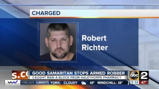 Good Samaritan stops armed robber