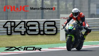 Misano Circuit on board best lap - 1.43.6 - Kawasaki ZX10-R