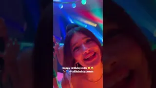 Millie Bobby Brown and Noah Schnapp dancing ❤