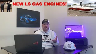 SHANE REACTS TO B IS FOR BUILD NEW 1500HP LS GAS POWERED BOAT ENGINES!