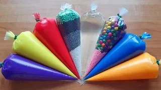 Making Crunchy Slime with Piping Bags