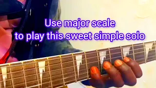 Learn this EASY solo pattern at CHORD C to play great solo guitar