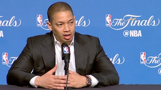 Cavs’ Tyronn Lue: ‘We feel good’ before Game 3 vs. Warriors in NBA Finals 2017