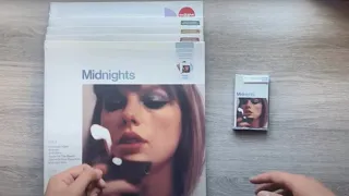 Taylor Swift Midnights - Vinyl (ALL Variants with Hand Signed Photo) + Cassette Unboxing