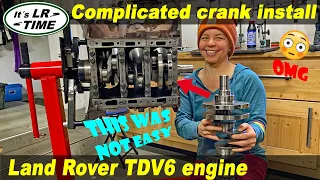 Land Rover - Complicated crankshaft install - Discovery TDV6 - stress for Toyota drivers - Episode 4