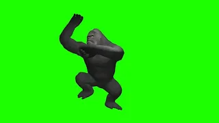 Gorilla dance video green screen..... Gorilla dance video green screen...