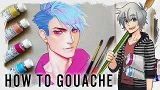 【HOW TO GOUACHE】Tutorial for Beginners