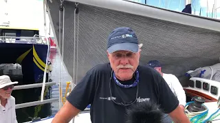 RSHYR 2022 | Carlos Aydos and Peter Grayson from Crux and Jim Nixon from White Bay 6 Azzurro.