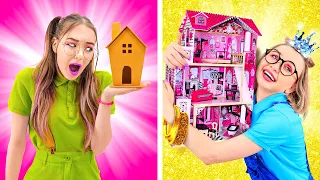 Ultimate Doll Makeover: Rich vs Broke Barbie Edition