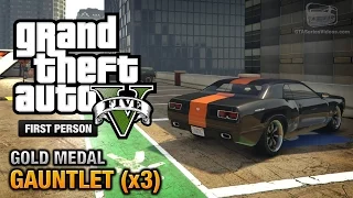 GTA 5 - Mission #74 -  Gauntlet (x3) [First Person Gold Medal Guide - PS4]