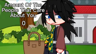 //Amount Of The People That Care About You|Giyuu Angst?|/KNY