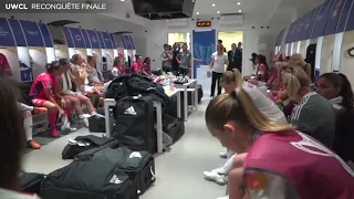 Olympique Lyonnais Féminin #UWCLFinal with exceptional images from behind the scenes