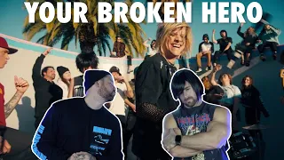 YOUR BROKEN HERO “Red light kisser” ft Jordan of NEW FOUND GLORY | Aussie Metal Heads Reaction