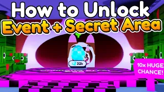 How to Unlock APRIL FOOLS WORLD + SECRET AREA in Pet Simulator X (square pet game)