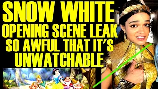SNOW WHITE OPENING SCENE LEAK! So Bad It's UNWATCHABLE! What On Earth Is Disney THINKING!