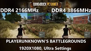 DDR4 2133MHz VS DDR4 3866MHz Gaming Performance | i7 8700K 5GHz | GTX 1080 Ti