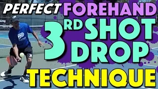 Forehand 3rd Shot Drop Technique | Key mechanics for a consistent 3rd shot drop