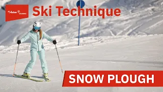 Ski Technique Demonstration | Getting started with the SNOW PLOUGH