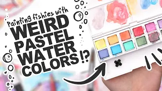 THERE'S SOMETHING ABOUT THESE WATERCOLORS...? | Scrawlrbox Mystery Art Supply Unboxing