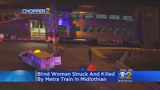 Blind Woman's Death From Being Hit By Train Ruled Accident