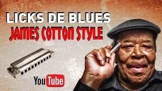 Frases de blues con armónica en C - 3 variantes