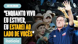 BOLSONARO PARTICIPA DA FESTA DO PEÃO DE BARRETOS E É OVACIONADO POR PÚBLICO