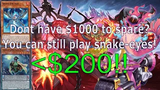 Superheavy Samurai Snake eyes Fire King BUDGET($200) Deck Profile!