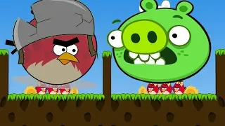 Angry Birds Cannon 3 - BLAST OUT THE HUGE PIG TO HIT ALL PIGGIES!