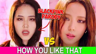 How You Like THAT?! BlackPink Parody Scene Comparison | MiniMoochi