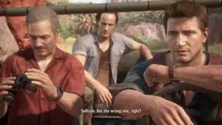 Uncharted 4: A Thief's End - The Twelve Towers: Nate, Sully & Sam See Nadine's Thugs Jeep Cutscene