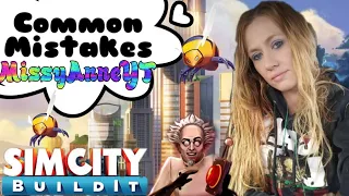 SimCity Buildit COMmon mistakes in CoM