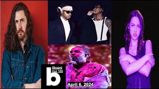 Billboard Hot 100 Top Singles This Week (April 6, 2024)