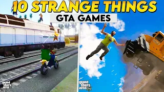 10 STRANGE Things That Are Same In Every GTA Game