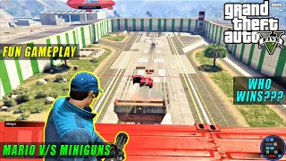 GTA V | Amazing Mario v/s Minigun With Full Of Fun