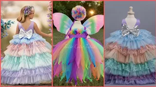 Unicorn Baby Dresses/Amazing Unicorn Baby Girls Dresses/Colourful Frok Ideas For Baby Girl Birthday