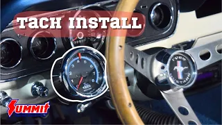 Installing a TACHOMETER a classic car | Easier than you think