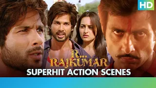 R... Rajkumar - Superhit Action Scenes - Shahid Kapoor, Sonakshi Sinha & Sonu Sood | Prabhu Deva