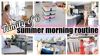 *NEW* SUMMER MORNING ROUTINE LARGE FAMILY ROUTINE WEEKEND MORNING ROUTINE TIFFANI BEASTON HOMEMAKING