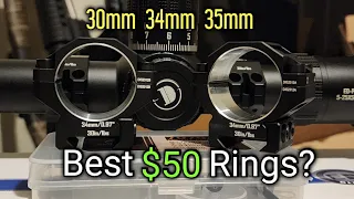 Discoveryopt 7075 Scope Rings Review 30mm 34mm & 35mm