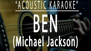 Ben - Michael Jackson (Acoustic karaoke)