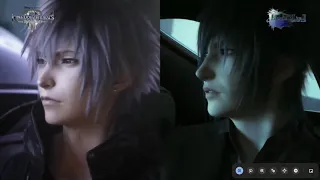 Yozora Vs Noctis Kingdom Hearts 3 Remind Secret Ending Vs Final Fantasy Versus Direct Comparison