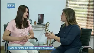 Laudo de ex-esposa que matou tenente é divulgado