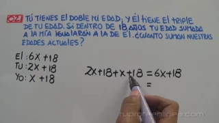 PROBLEMAS SOBRE EDADES