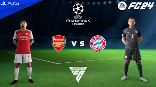 FC 24 PS4 - Arsenal vs FC Bayern Munchen | UEFA Champions League 2023/24