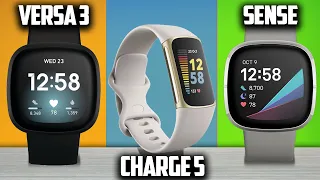 Fitbit Charge 5 vs Versa 3 vs Sense｜Fitbit Comparison (2022)