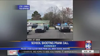 prank call by child reports fake school shooting