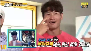 TOP 10 Running man funny moments Episode 504